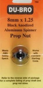 DUB763_1.jpg. Spinner Prop Nut8mm x 1.25Black
