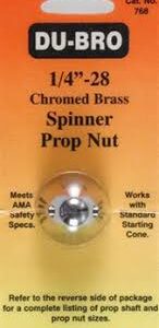 DUB768_1.jpg. Chrome Brass Prop Nut1/4-28