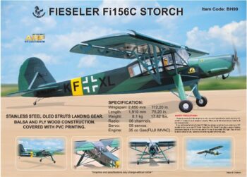 BH99.jpg. Black Horse Fieseler Storch 30-35cc