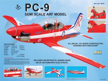 BH76.jpg. Black Horse PC 9 Pilatus 20cc