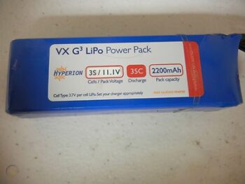22003s. Hyperion 2200Mah 3S Lipo 35c