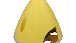gpmq4758.jpg. Great Planes Nylon Spinner Alu/Backplate Yellow 1-3/4" (45mm)