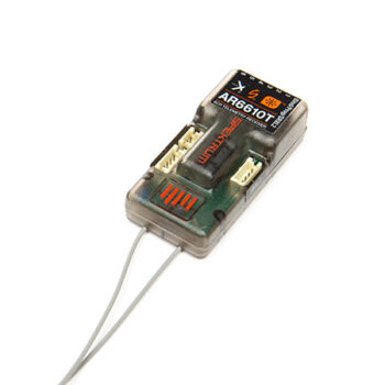 spmar6610t-450. AR6610T 6 Channel DSMX Telemetry Receiver