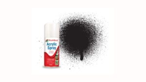 humsa033.jpg. 033 MATT BLACK ACRYL SPRAY