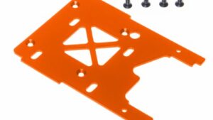 hpi-105896. HPI Engine Plate, 2.5Mm 7075, Orange, Savage X
