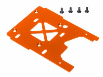 hpi-105896. HPI Engine Plate, 2.5Mm 7075, Orange, Savage X