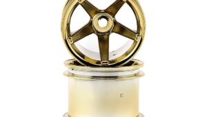 hpi2161. HPI Super Star 2.2" Truck Wheel w/Universal Adapter (2) (Deep Offset) (Black Chrome)