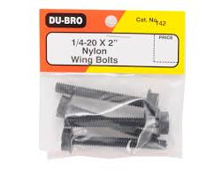 DUB142_1.jpg. Wing BoltsNylon 1/4-20 x 2Inc