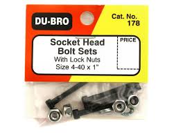 DUB178_1.jpg. Socket Bolts with Nuts 4-40 x 1Inc