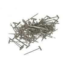 DUB253.jpg. T-Pins Nickel Plated 1-1/4Inc (100)