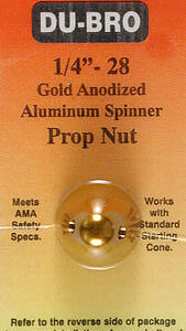DUB739_1.jpg. Spinner Prop Nut1/4-28Gold