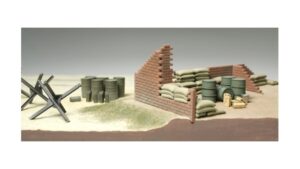 TAM32508.jpg. 1/48 Brick Wall & Barricade Set