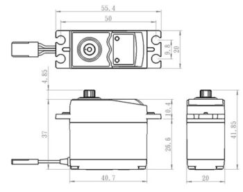SAV-SV-0320_D2.jpg. Savox SV-0320 HV 6.0KG