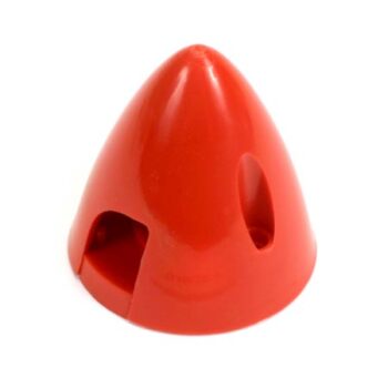 TH3280R.jpg. Thunder Tiger Nylon Spinner 1-1/2" Red