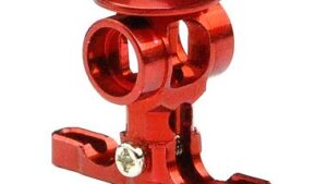MHEMCPX101B.JPG. Alum Rotor Hub w/Button (Red): mCP X