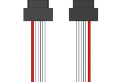 cat31103-0008. Jetcat ERNI cable (6 pole, 40 cm)