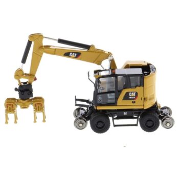 dm85656-4. 1/87 CAT M323F Railroad Wheeled Excavator