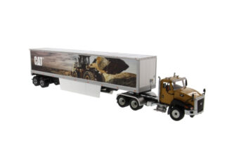 dm85666. 1/50 CAT CT660 w/CAT Mural Trailer