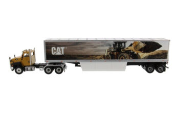 dm85666-3. 1/50 CAT CT660 w/CAT Mural Trailer