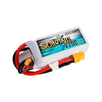 gens-ace-soaring-2200-mah-148v-20c-4s1p-with-xt60-. GENS ACE SOARING 2200 mAh 14.8V 20C 4S1P WITH XT60