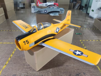 2. Top-RC T-28 Trojan 111" Yellow (Excl Retracts)