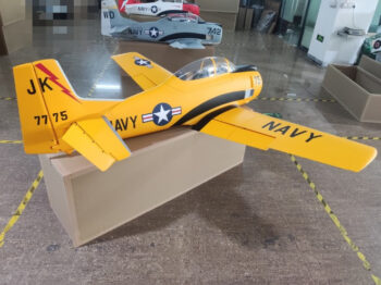 3. Top-RC T-28 Trojan 111" Yellow (Excl Retracts)