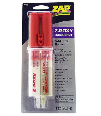 PT-36.JPG. Zap z-poxy quick shot (5 min) dual