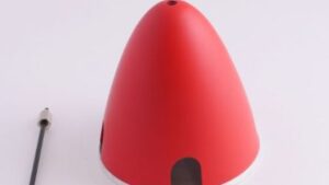 top-p0004a-04r. P-51D 89inch Red Spinner (4 Blade)