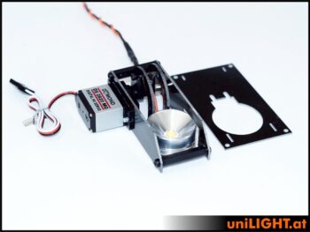 FLIP26HVF0802WW_24.jpg. 8Wx2 Folding Spotlight 26mm HV W/White