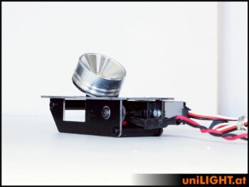 FLIP26HVF0802WW_3.jpg. 8Wx2 Folding Spotlight 26mm HV W/White