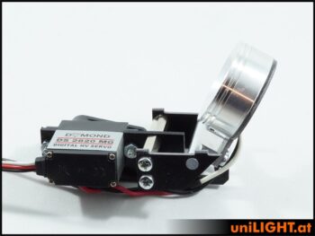 FLIP26HVF0802WW_35.jpg. 8Wx2 Folding Spotlight 26mm HV W/White