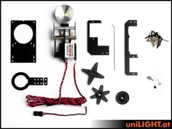 FLIP26HVF0802WW_37.jpg. 8Wx2 Folding Spotlight 26mm HV W/White
