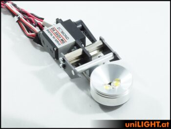 FLIP26HVF0802WW_38.jpg. 8Wx2 Folding Spotlight 26mm HV W/White