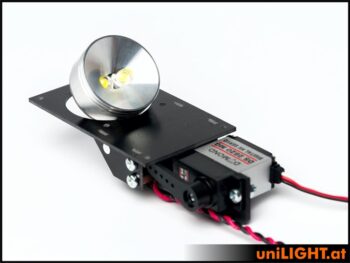 FLIP26HVF0802WW_39.jpg. 8Wx2 Folding Spotlight 26mm HV W/White