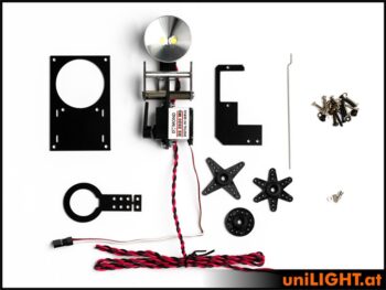 FLIP35F-080X2-W.jpg. 8Wx2 Flip Spotlight 35mm White T-Fuse
