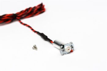 GLASS-040-RT.jpg. 4W Recessed Light Red Short