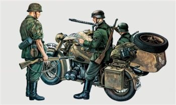 ITA315.jpg. 1/35 BMW R75 with Side Car