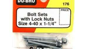 DUB176_1.jpg. Bolt & Lock Nut Set4-40 x 1 1/4