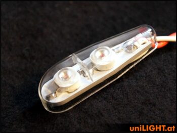 PRO11XF-080X2-R_1.jpg. 8Wx2 Flash Light 11mm Red T-Fuse