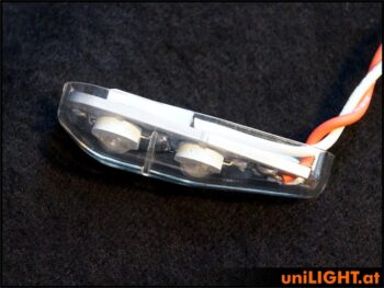 PRO11XF-080X2-R_10.jpg. 8Wx2 Flash Light 11mm Red T-Fuse
