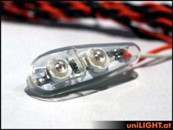 PRO11XF-080X2-R_12.jpg. 8Wx2 Flash Light 11mm Red T-Fuse