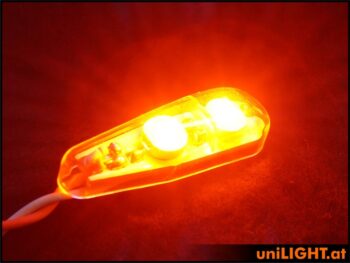 PRO11XF-080X2-R_15.jpg. 8Wx2 Flash Light 11mm Red T-Fuse