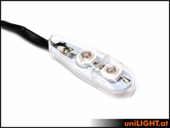 PRO11XF-080X2-R_17.jpg. 8Wx2 Flash Light 11mm Red T-Fuse