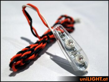 PRO11XF-080X2-R_5.jpg. 8Wx2 Flash Light 11mm Red T-Fuse