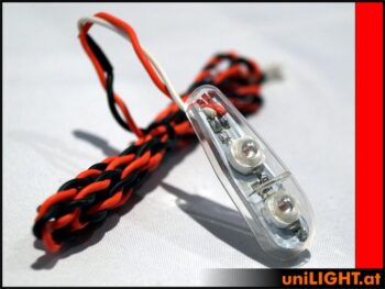 PRO11XF-080X2-R_6.jpg. 8Wx2 Flash Light 11mm Red T-Fuse