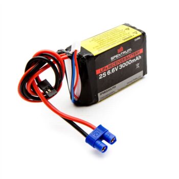 SPMB3000LFRX.jpg. 3000mAh 2S 6.6V Li-Fe Receiver Battery