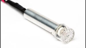 SLIM13F-080X2-R_1.jpg. 8Wx2 StrobeLight 13mm Red/RED T-Fuse