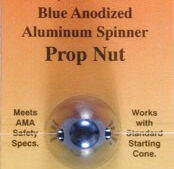 DUB745_1.jpg. Spinner Prop Nut5/16-24Blue