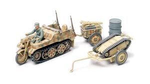 TAM32502.jpg. 1/48 German Kettenkraftrad w/Cart