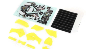 los260003. Yellow Plastics with Wraps: Promoto-MX